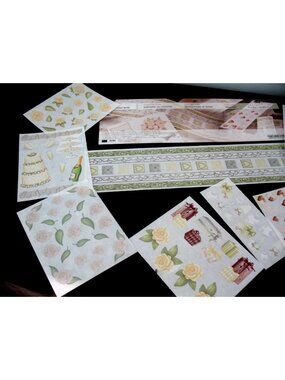 Creative Memories  Wedding Bliss Stickers 1 New Pkg. plus other stickers, mats.2